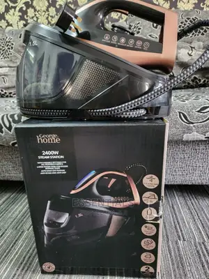 ASDA Black and Rose Gold 2400w Steam Generator Iron