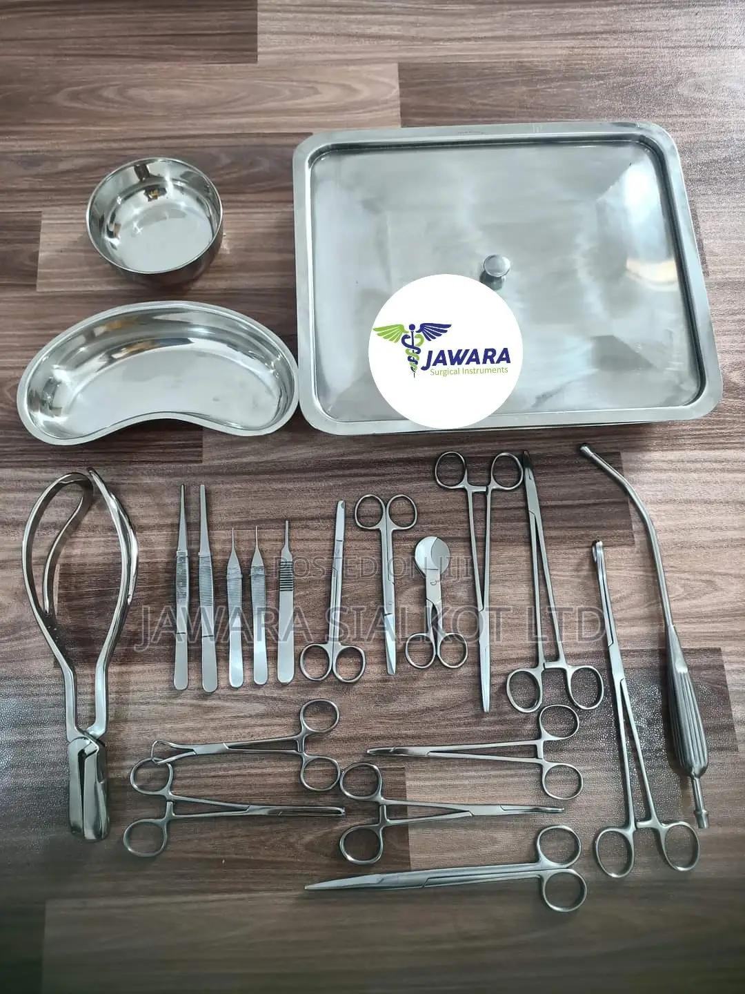 14 Pieces Delivery Set Gynacology Stainless Steel