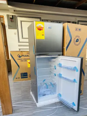 108L Pearl Double Door Fridge 16T at Best Deal(Dark Gray)