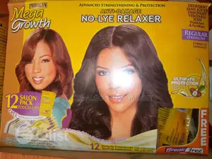 Mega Growth Hair Relaxer 12packs/Daily Leave In Strengthener 500g/250g