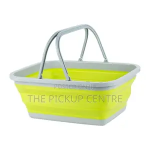 Collapsible Foldable Basket With Carry Handles