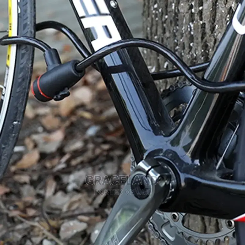 Theft Spiral Steel Cable Universal Protective Bicycle Lock
