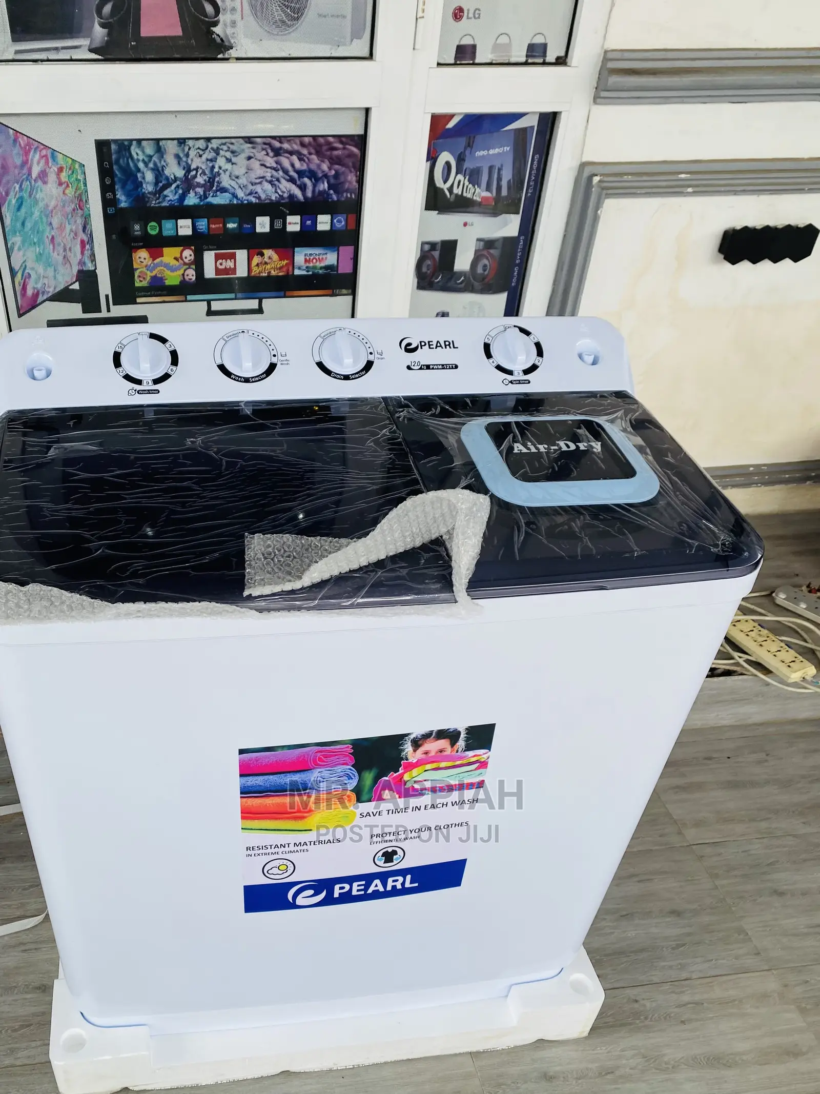 Classic Design Pearl 12kg Top Load Washingmachine, 