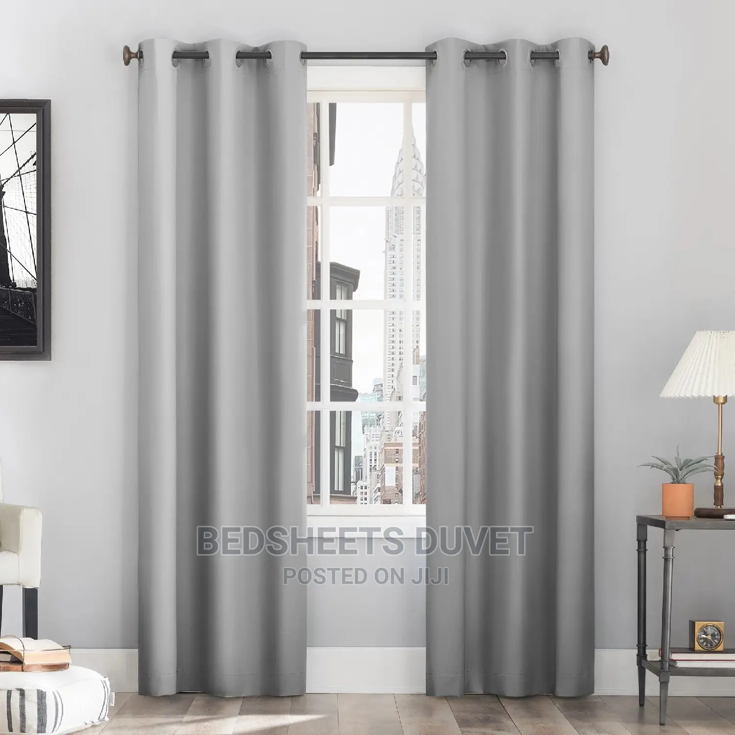 Silver or Lighg Grey Curtains