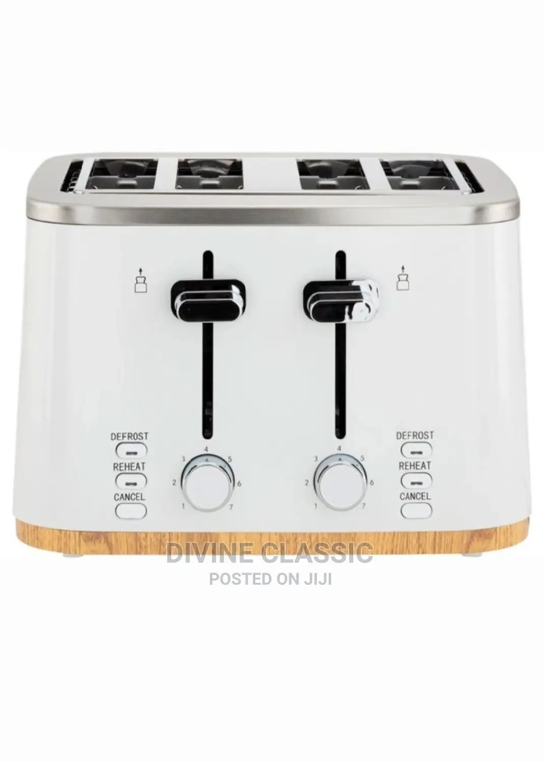 4 Slice Stainless Steel Toaster