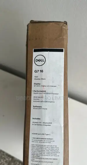 New Laptop Dell G16 7620 16GB Intel Core i9 SSD 1T