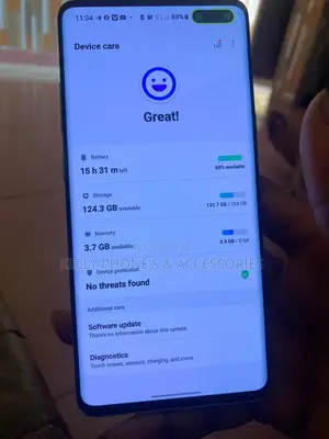 Samsung Galaxy S10 5G 256 GB Silver