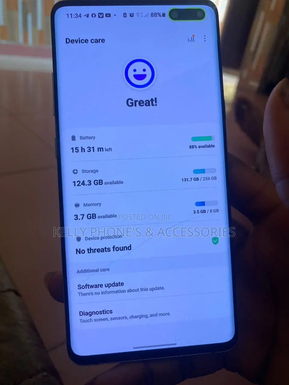 Samsung Galaxy S10 5G 256 GB Silver