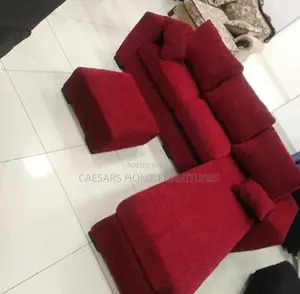 Red Lshape Sofa