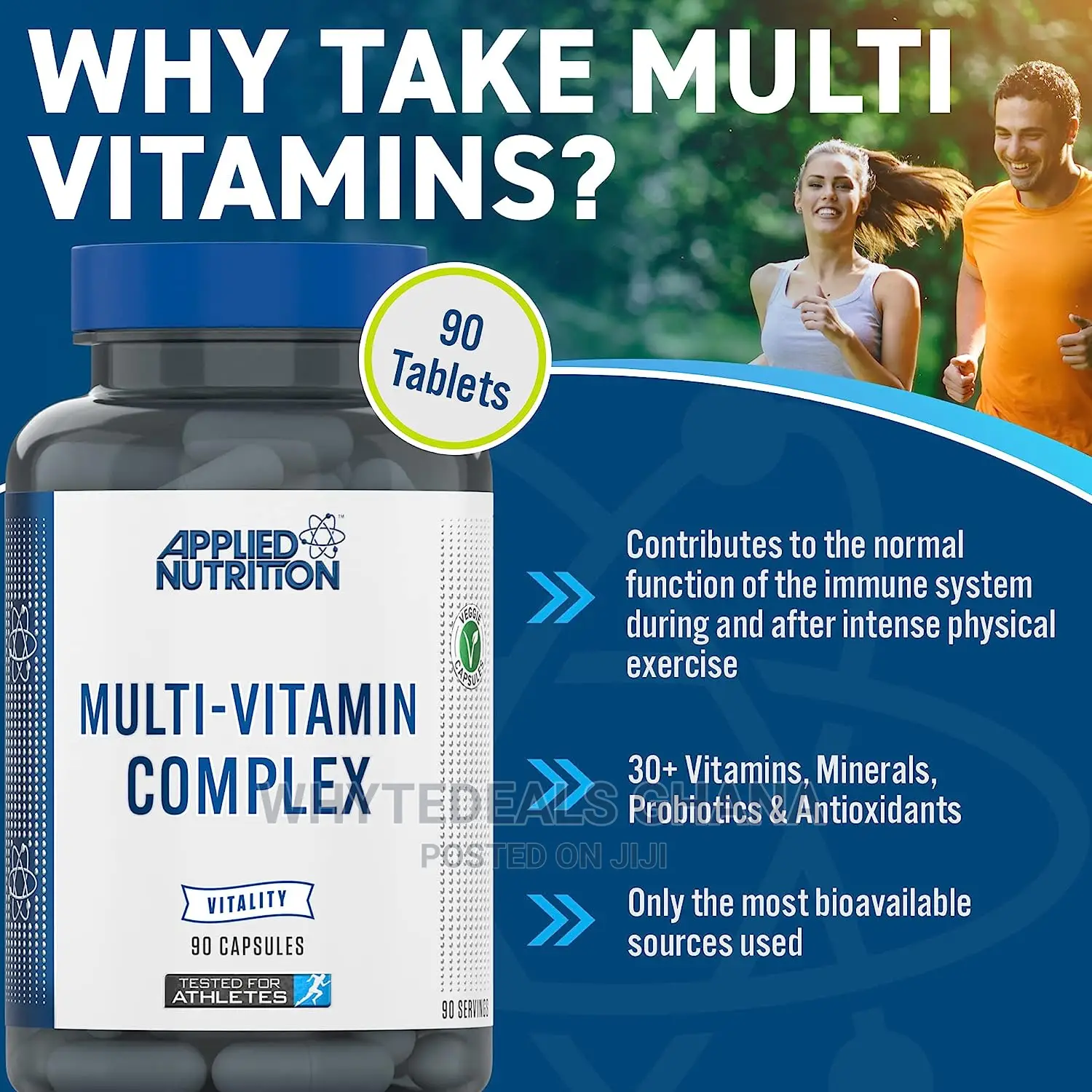 Multi-Vitamin Complex - Multivitamins, Minerals, Probiotics