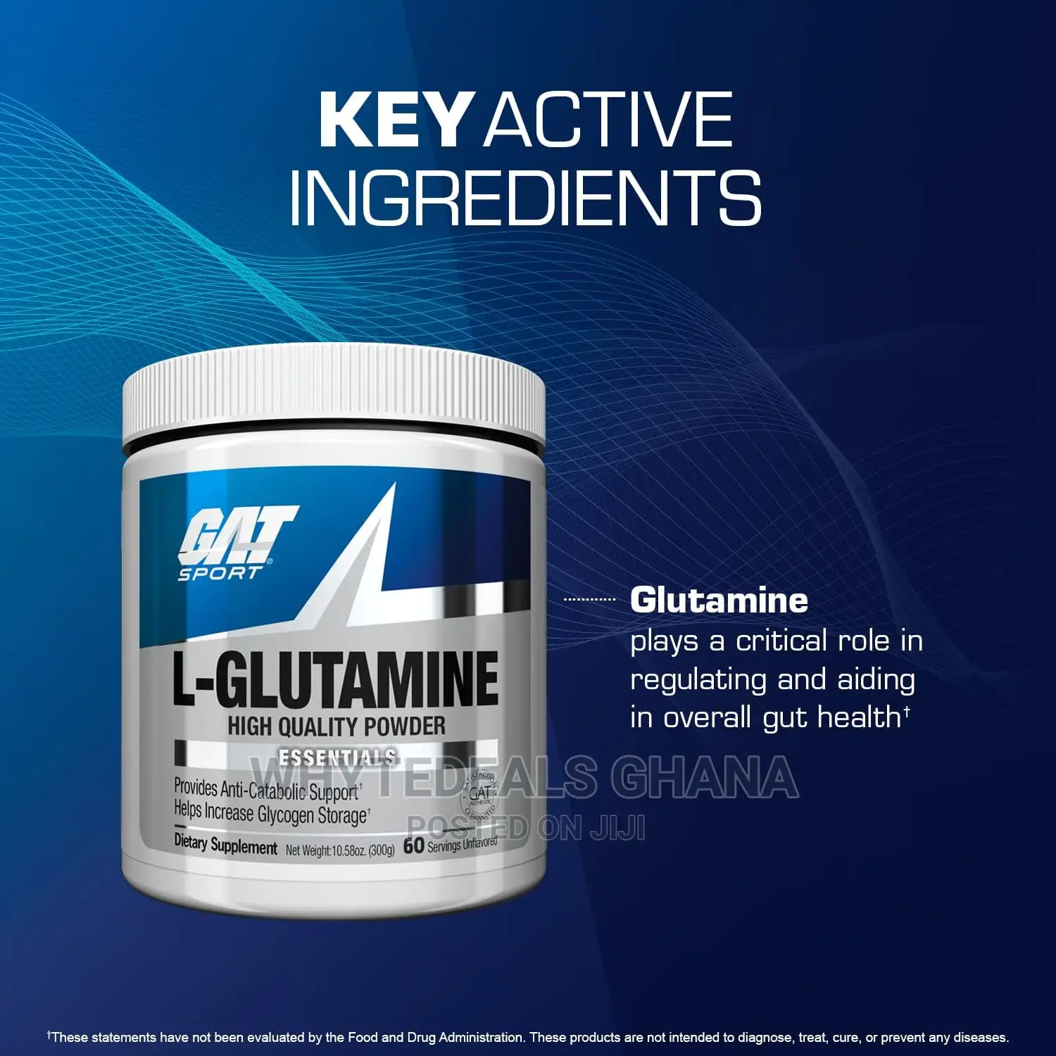 Gat Sport L-Glutamine for Immune Support Muscle Growth