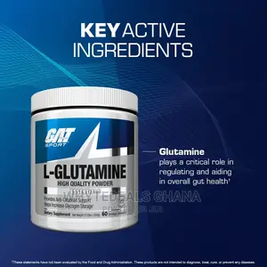 Gat Sport L-Glutamine for Immune Support Muscle Growth