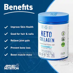 Be Beautiful| Applied Nutrition Uk Keto Collagen| Skin| Nails| 0-sugar