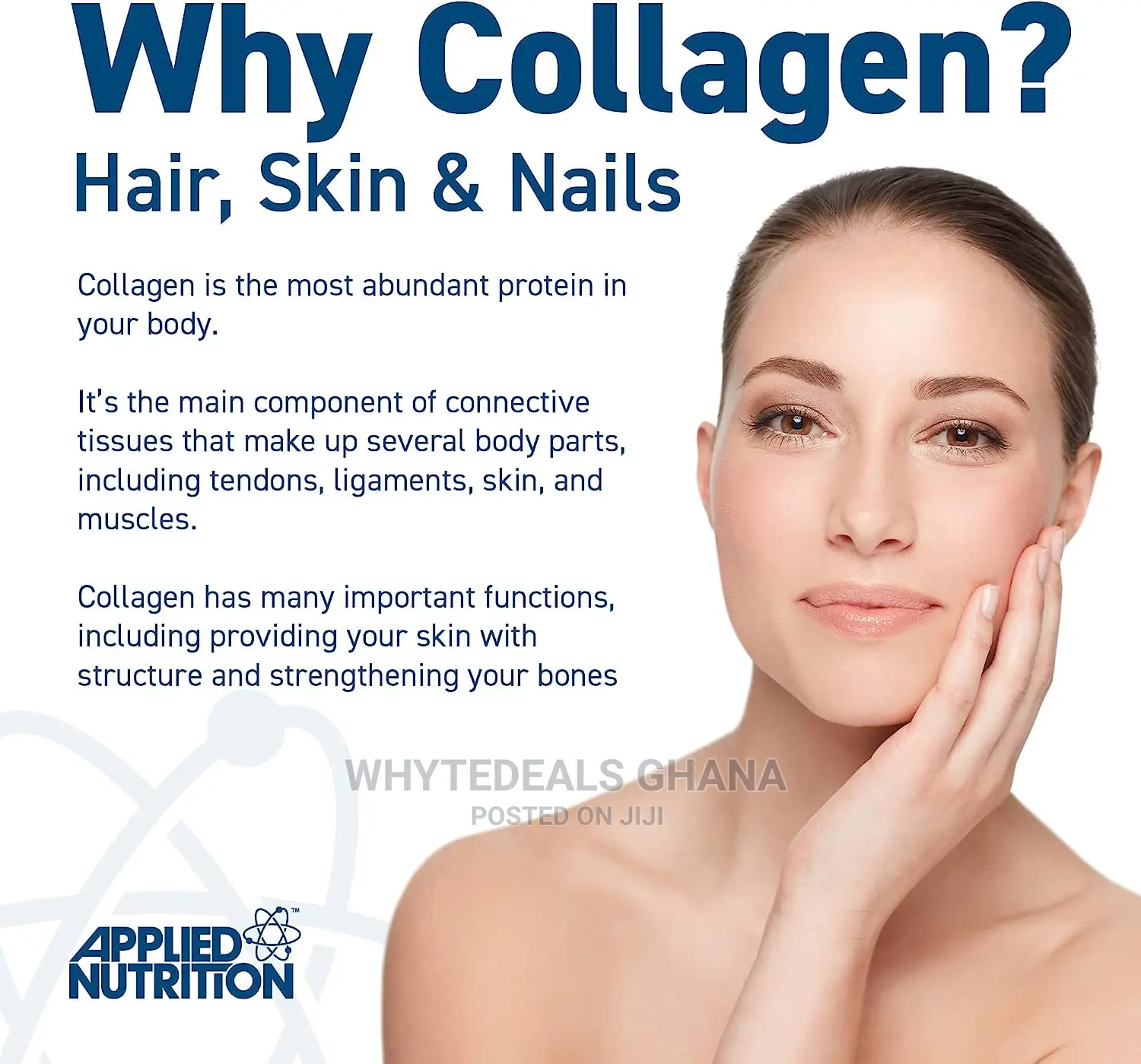 Be Beautiful| Applied Nutrition Uk Keto Collagen| Skin| Nails| 0-sugar