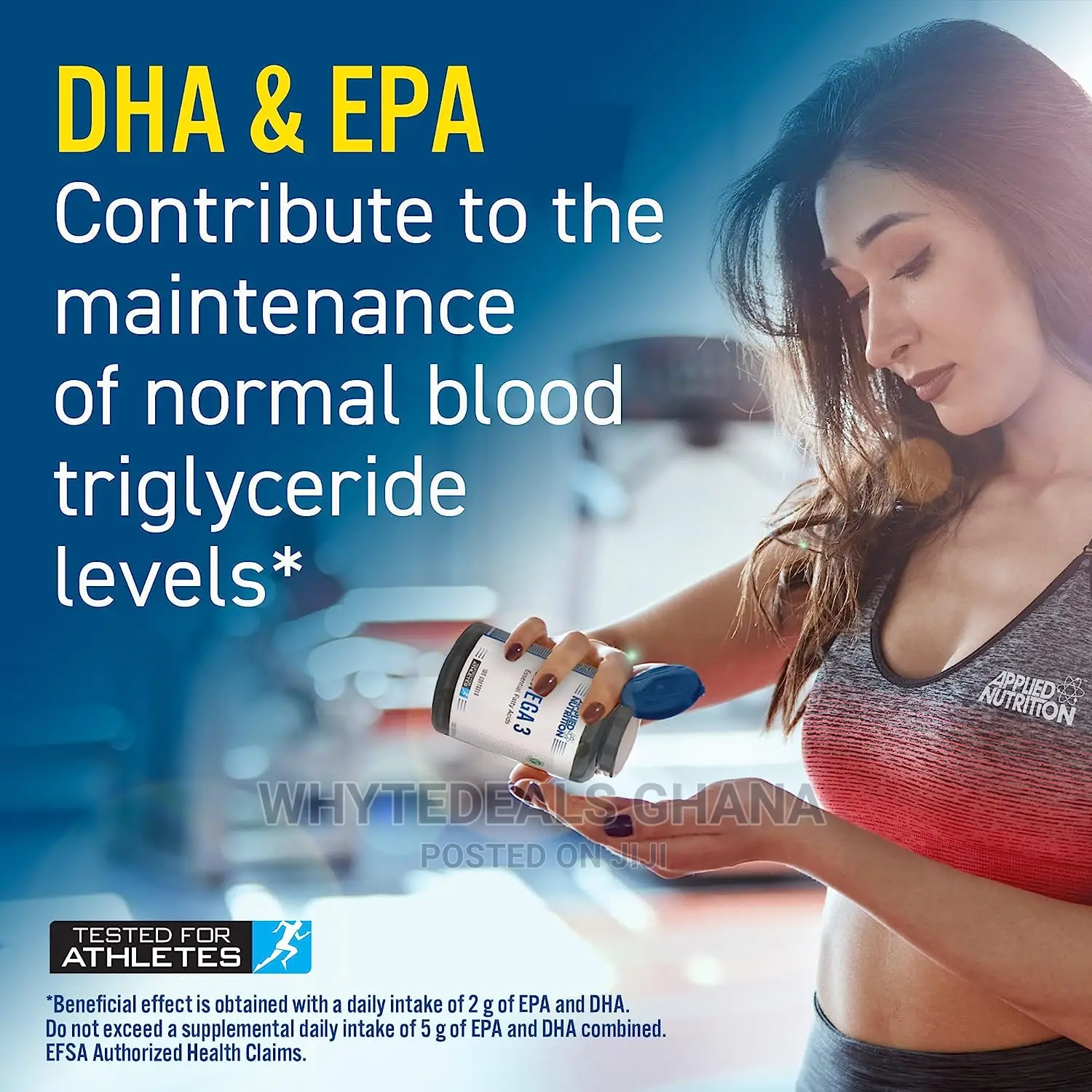 Applied Nutrition Omega 3-omega Fish Oil 1000mg, Epa Dha