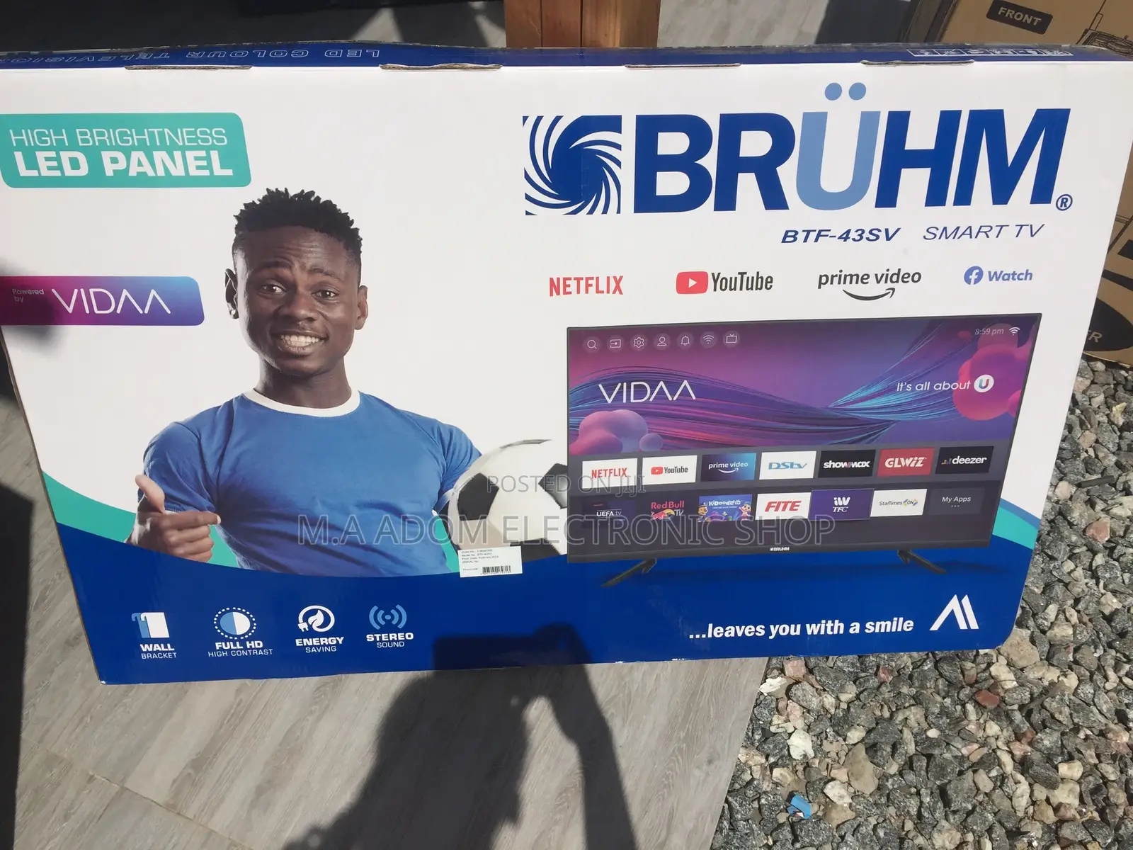 New Better Bruhm 43′′ FULL HD Smart LED TV [ BTF-43SV]