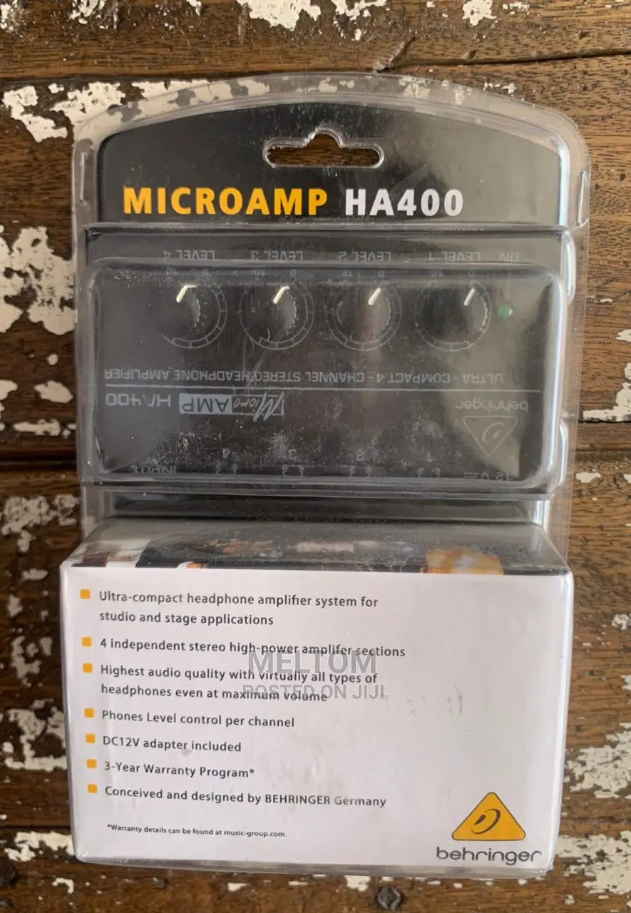 Behringer Microamp HA400 4channels Headset Amplifier