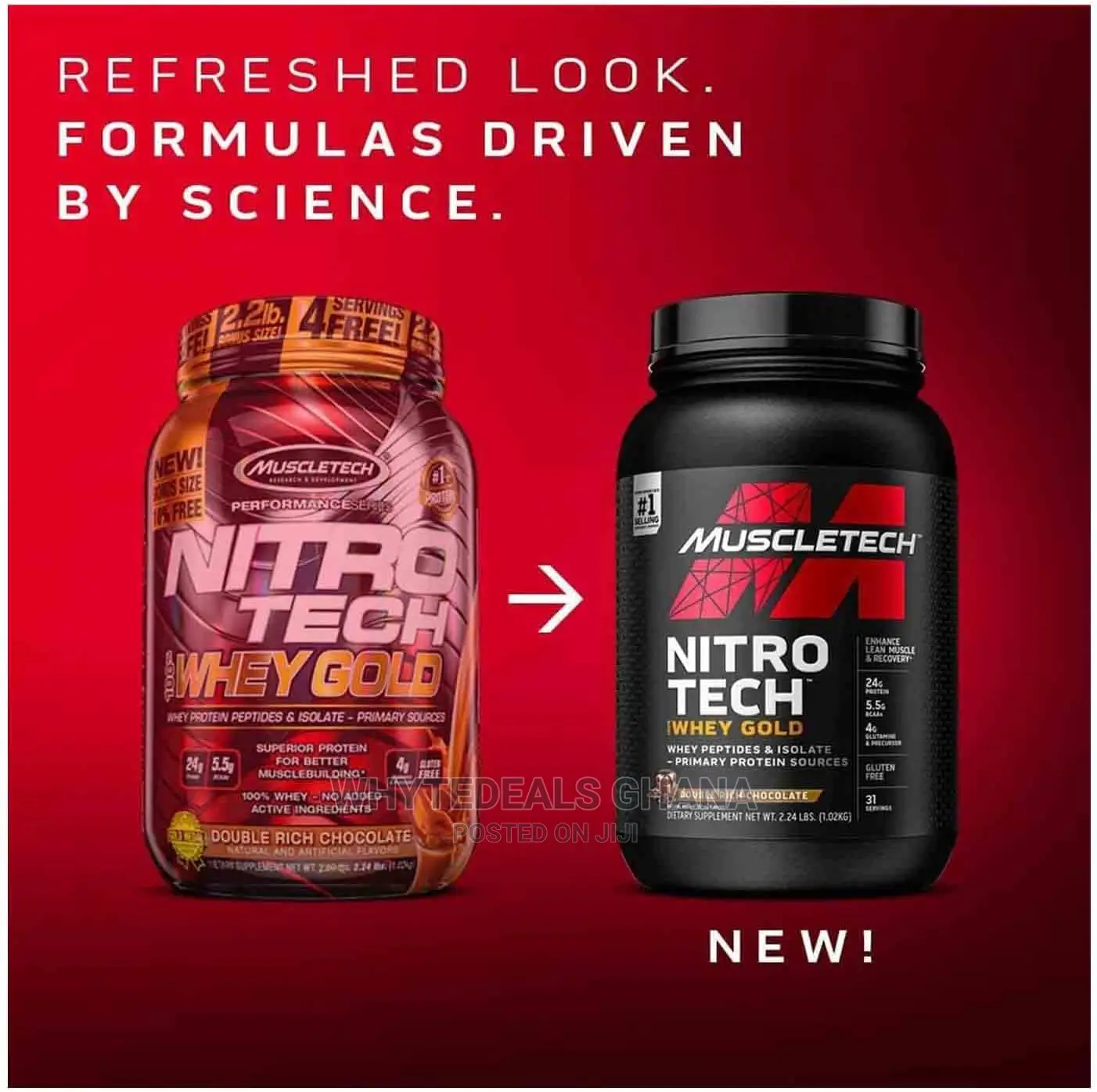 Muscletech Nitro-tech Whey Gold Protein Isolate Smoothie 2lb