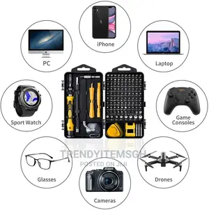 115 in 1 Professional Magnetic Screwdriver Set
