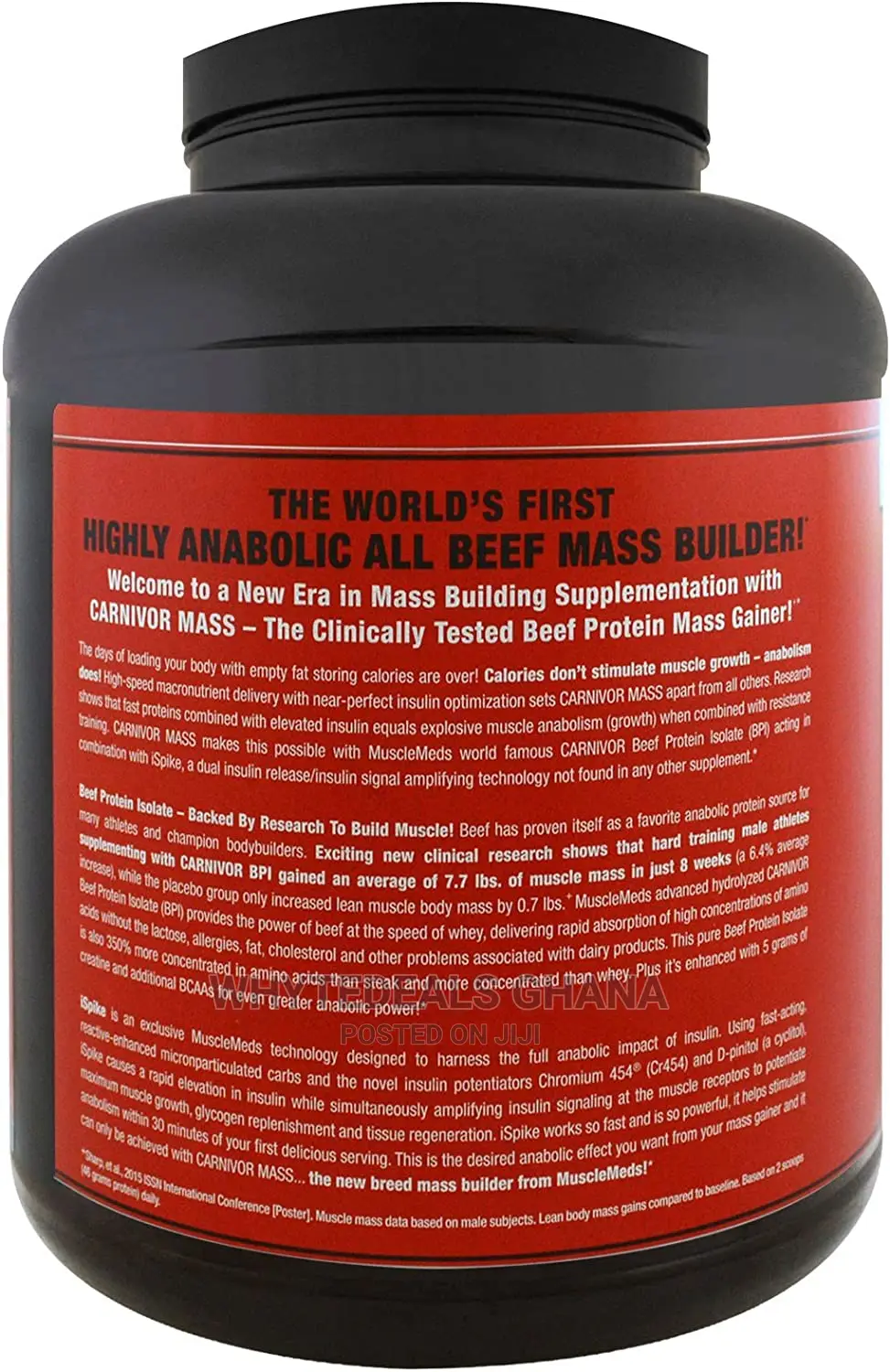 Musclemeds Carnivor Beef Protein Isolate-zero Sugar, Lactose