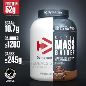 Dymatize Super Mass Gainer Protein Bcaas WEIGHT GAINER 6LBS