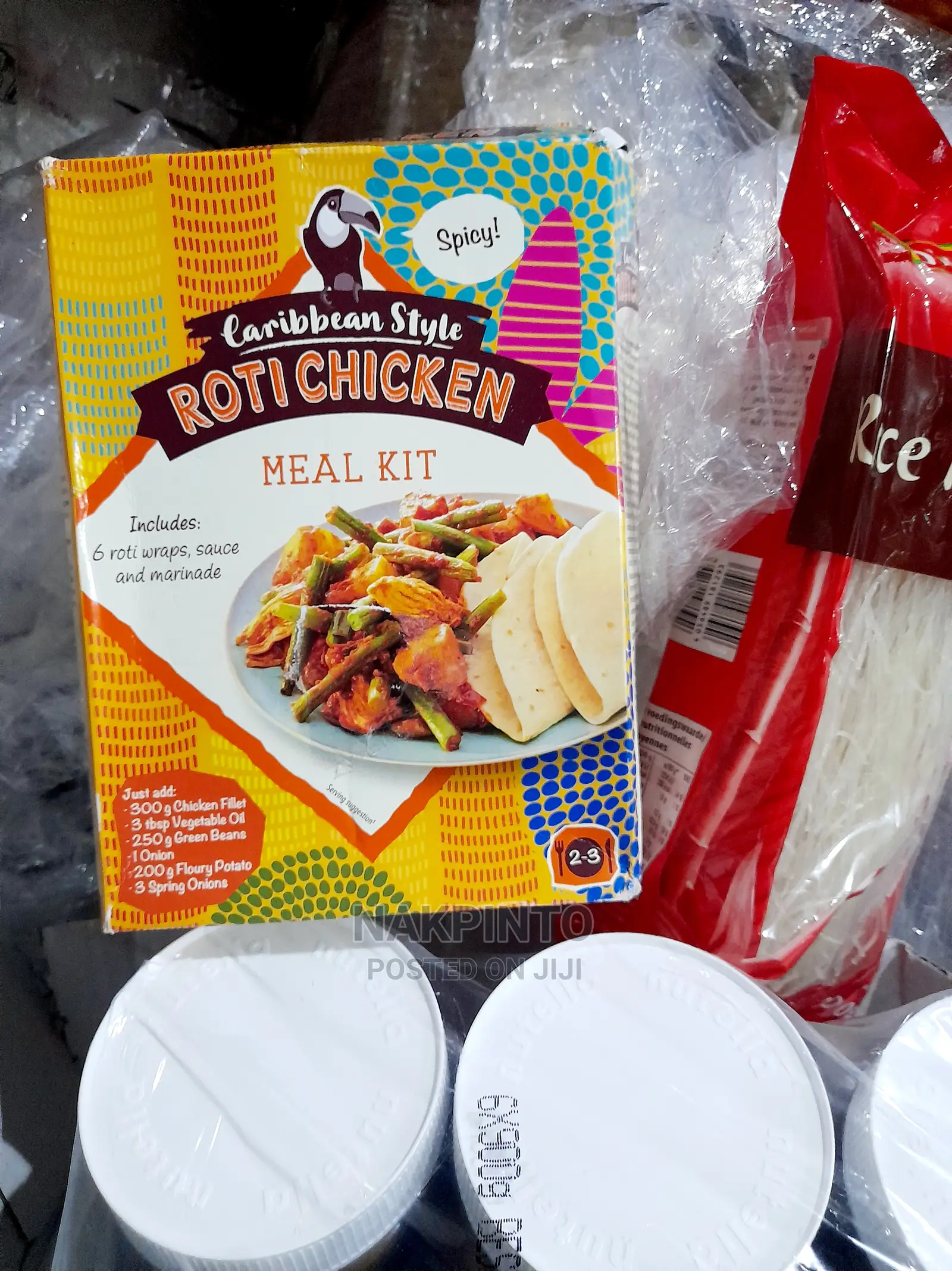 Hot Chicken Meal Kit. Roti Chicken Meal Kit