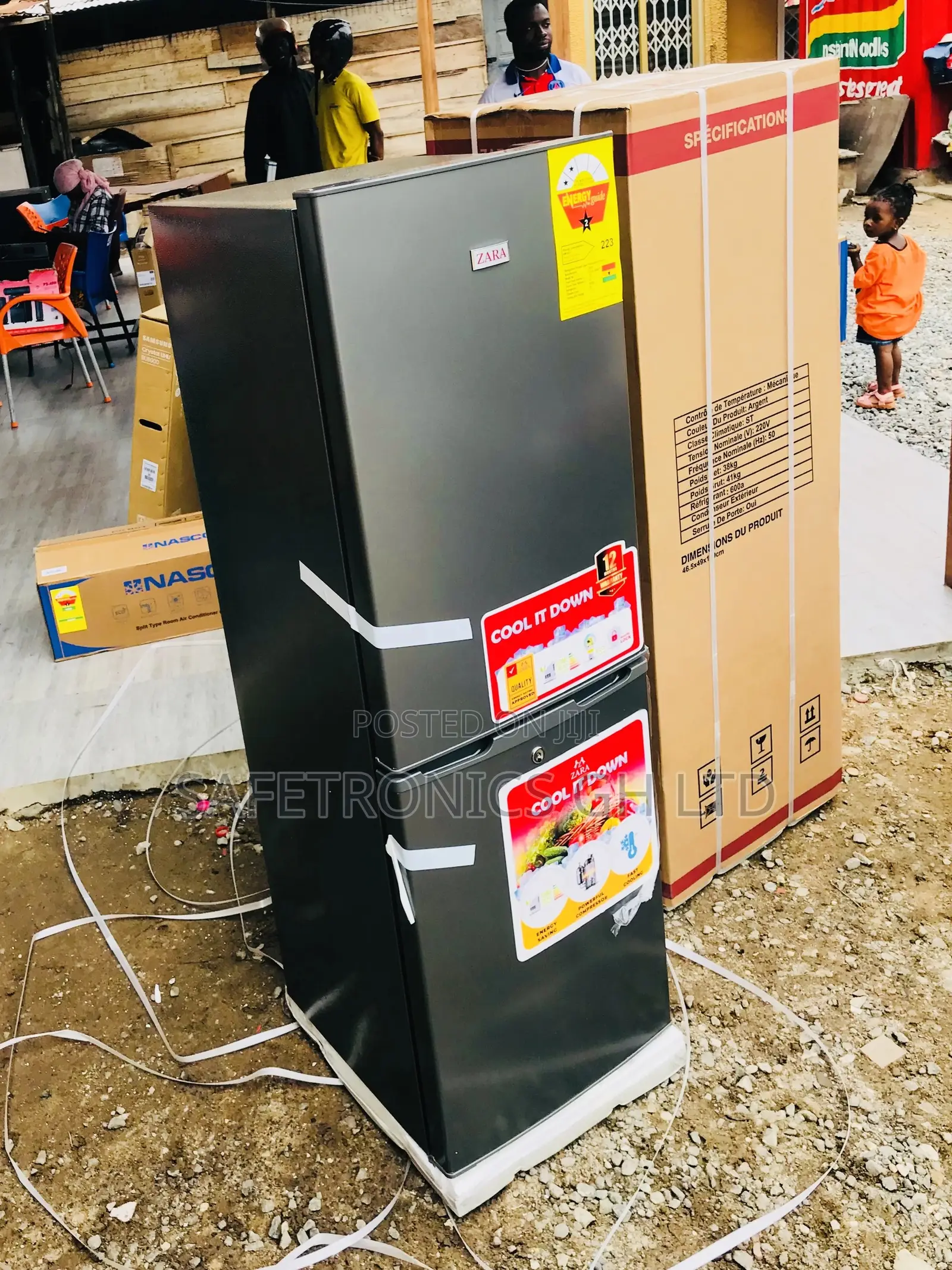 Original Zara-240bf Doubledoor Fridge Bottomfreezer 