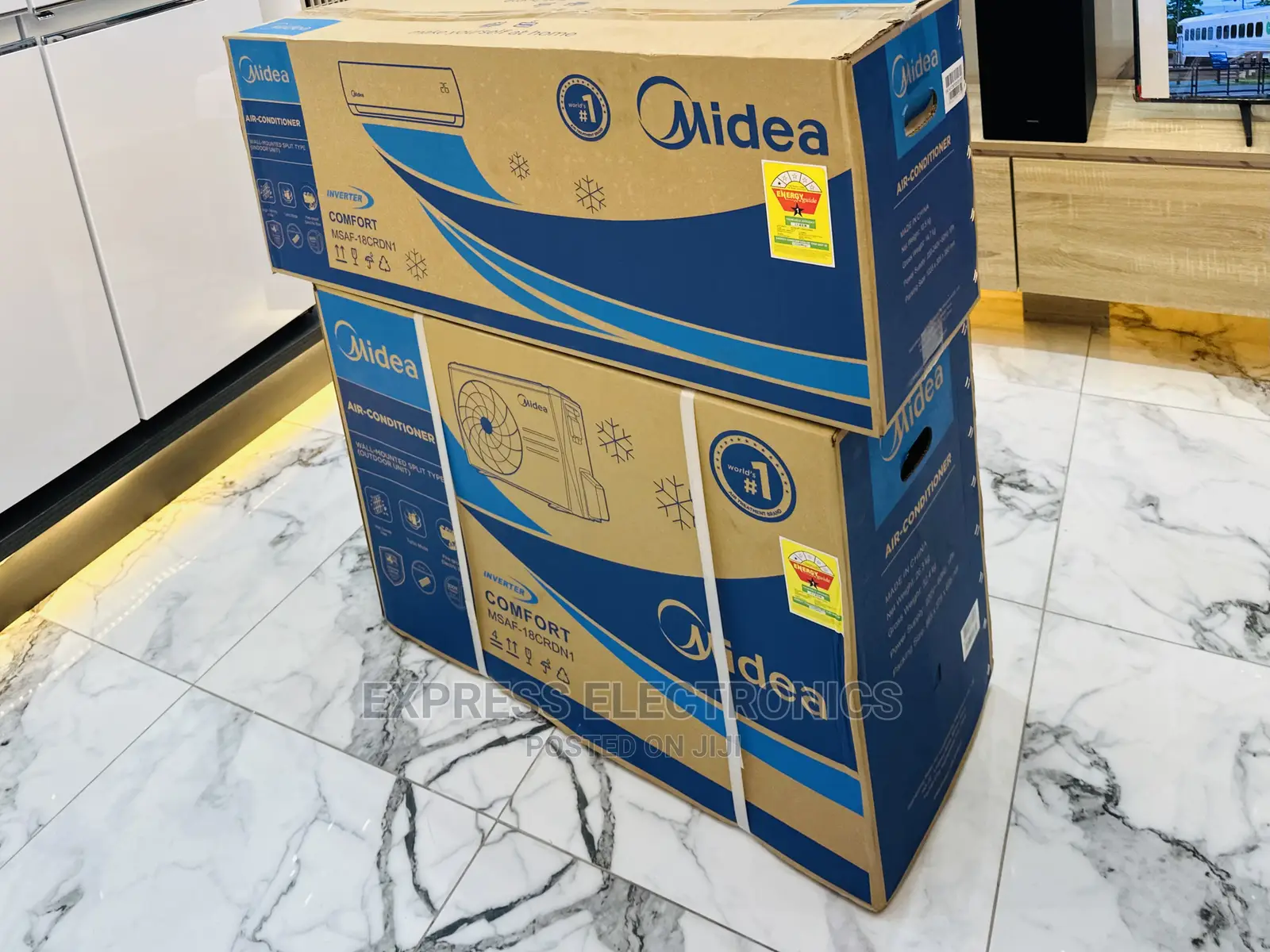 Split Inverter Midea 1.5ho Translucent Plastic Panel