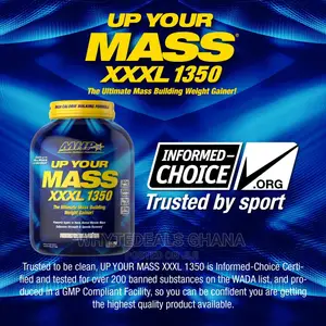 Mhp Up Your Mass Xxxl 1350 Body Building Weight Gainer 6lbs