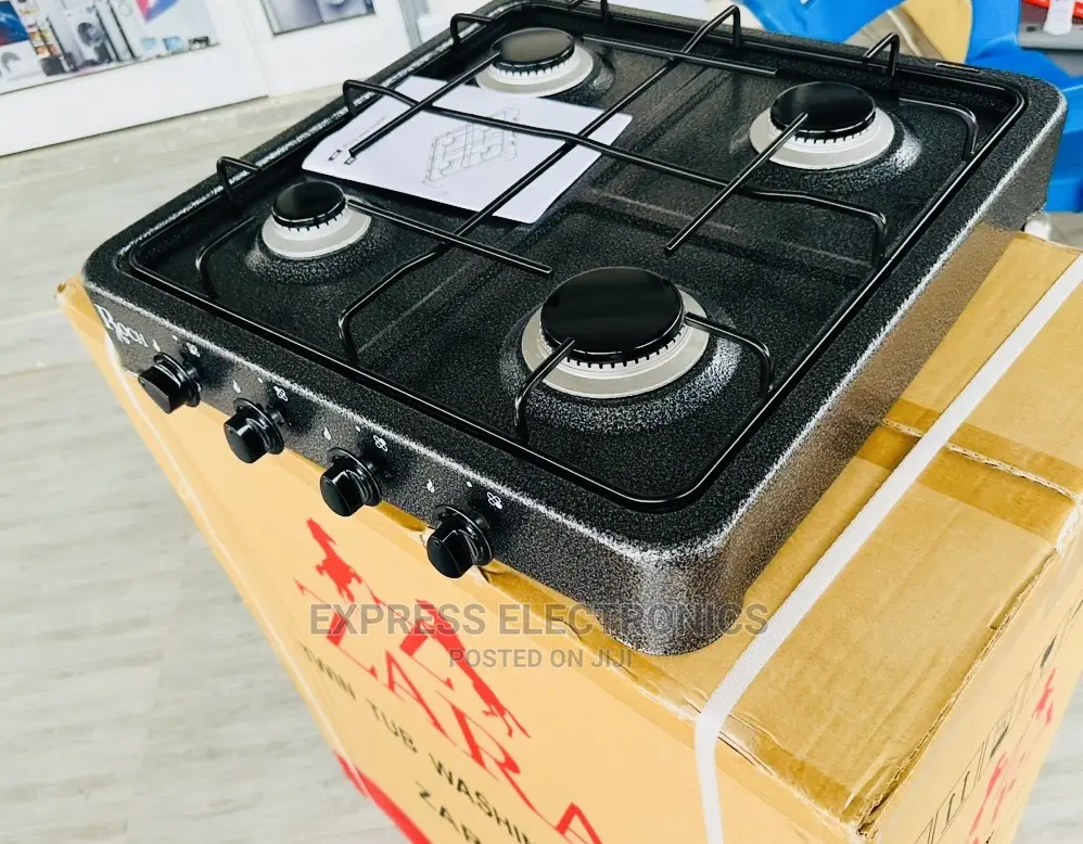 Table Top Gas Cooker 4burner Metallic Black for Cool Price
