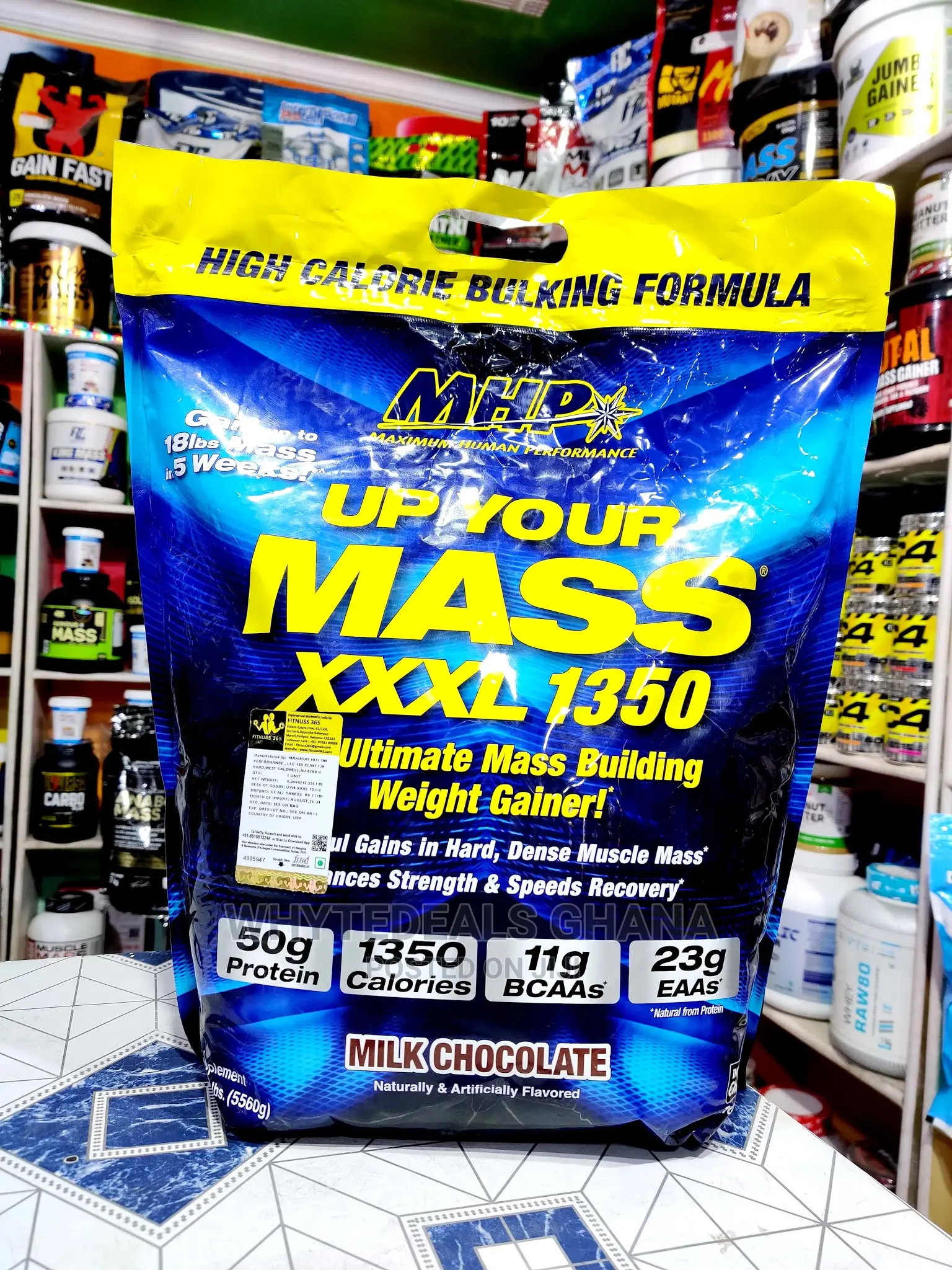 Up Your Mass XXXL 1350 Ultimate Weight Gainer Protein 12lbs