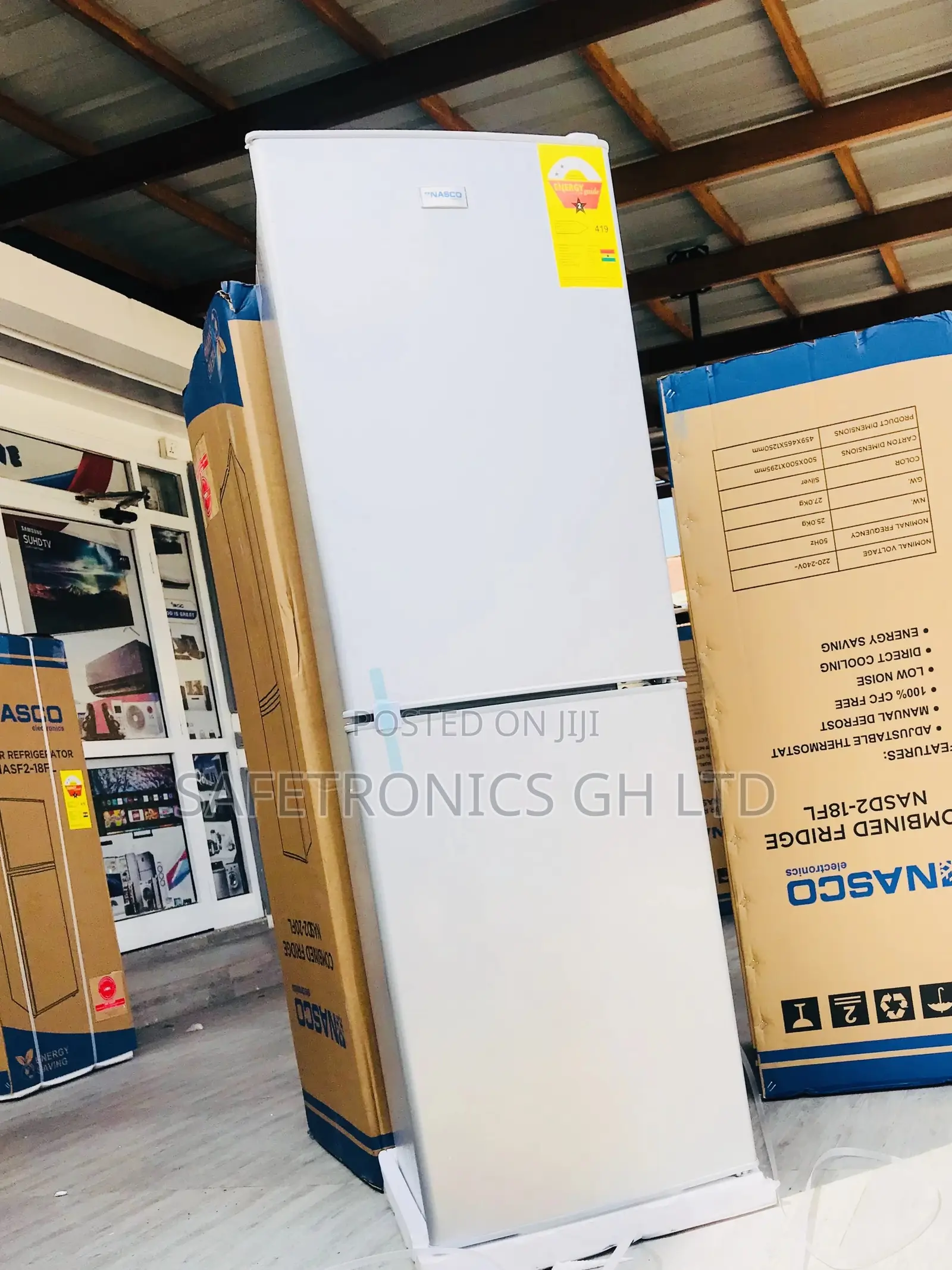 Shop Fridge Nascod2-18fl Doubledoor Topfreezer 