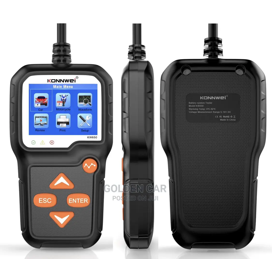 Konnwei KW650 Car Battery Tester 6v-12v