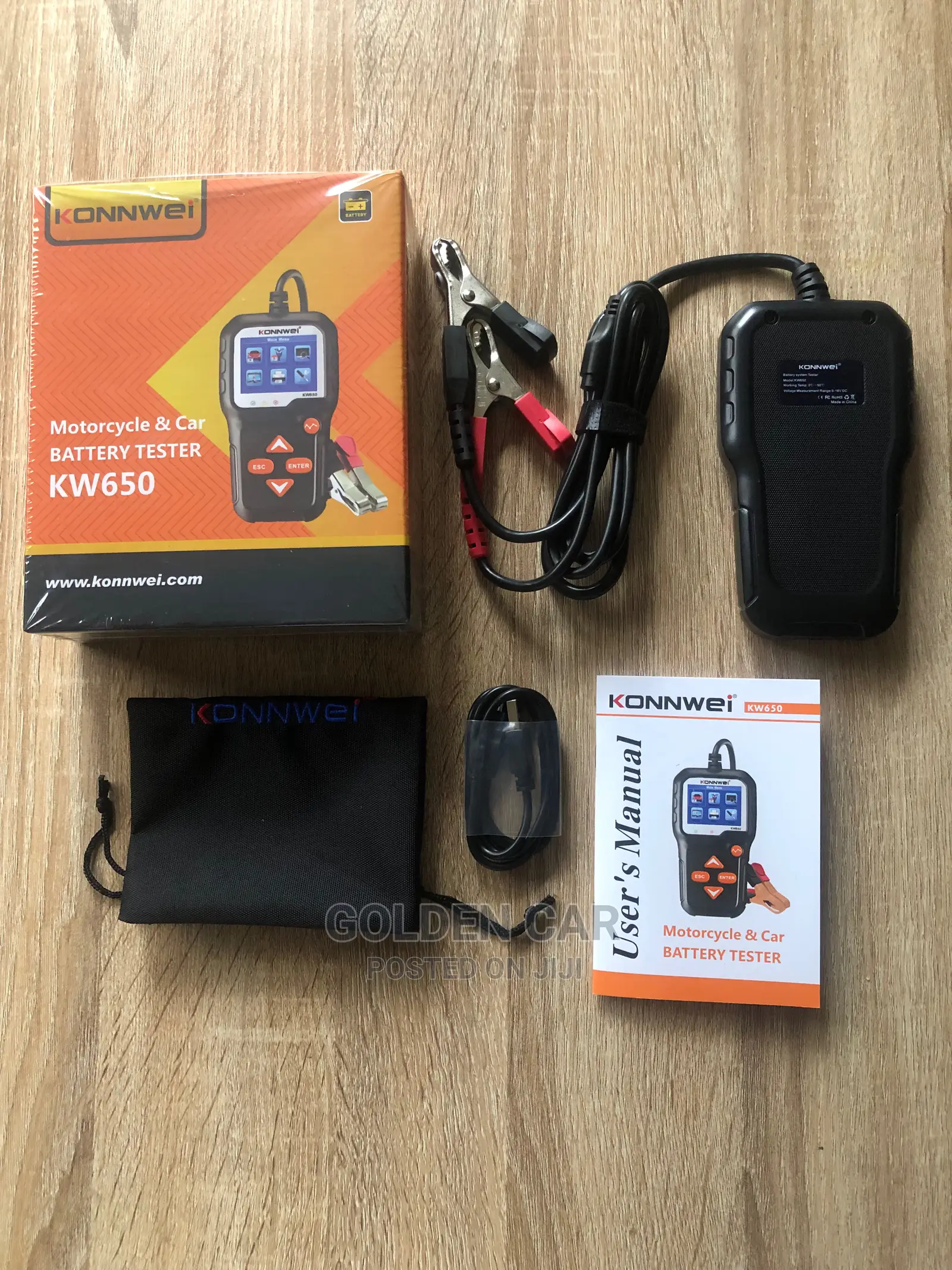Konnwei KW650 Car Battery Tester 6v-12v