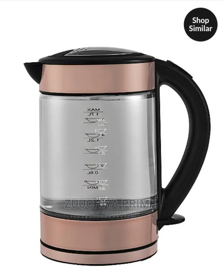 George Home Rose Gold Glass Kettle From Uk