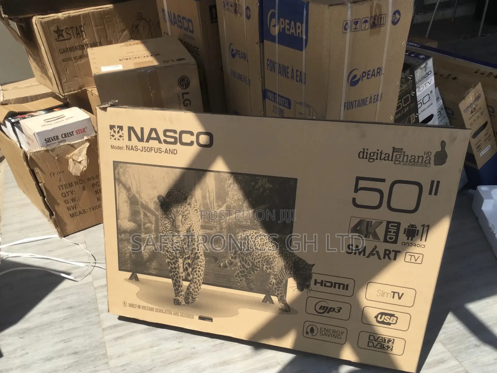 Perfect Design 50 Inches Glossy Smart Nasco LED Tv 