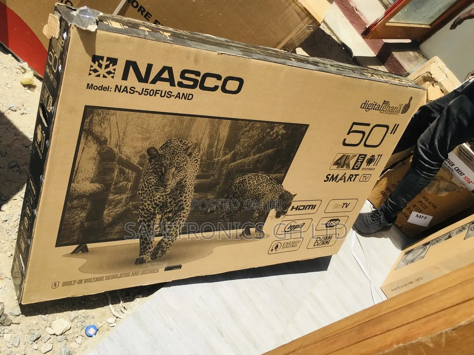 Nasco Essential Smart 50 Inches LED Glossy Tv