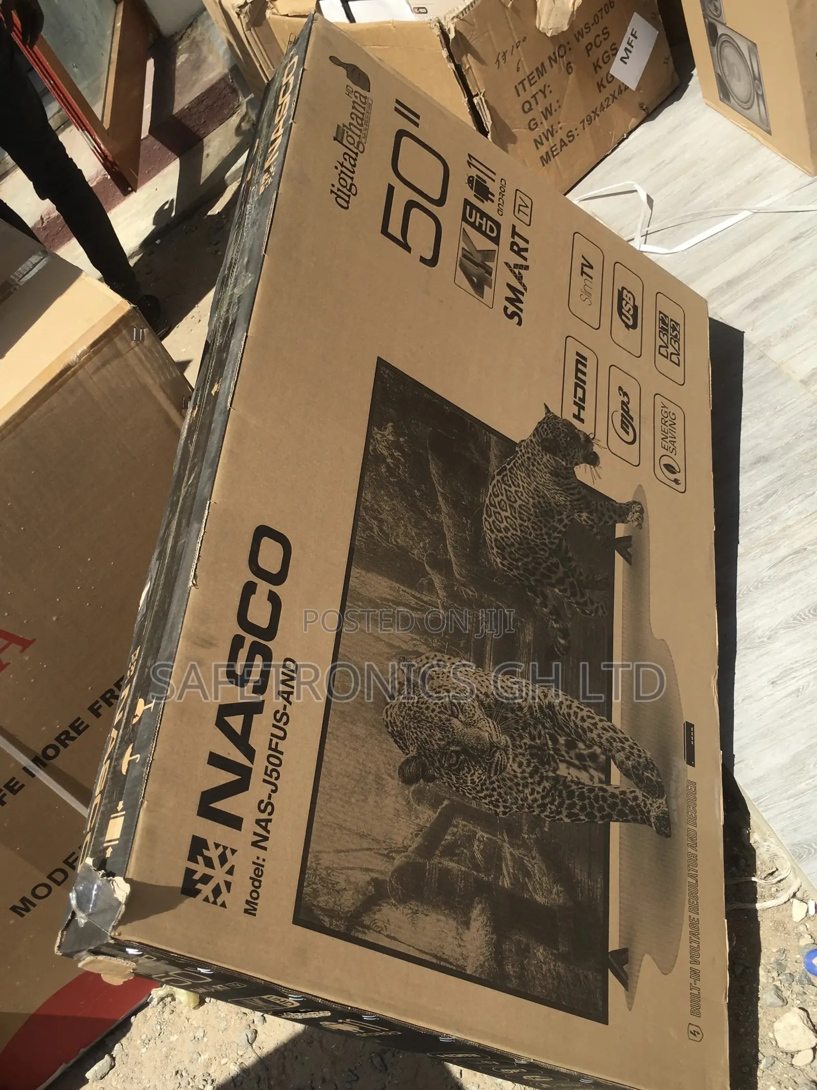 Nasco Essential Smart 50 Inches LED Glossy Tv