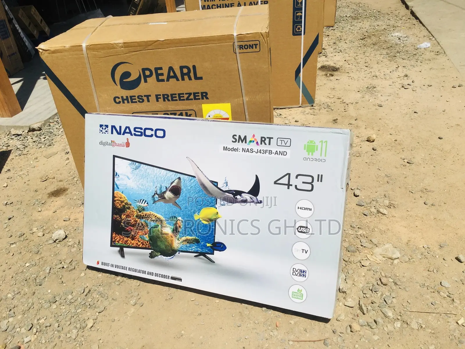 Nasco Best Quality 43 Glossy Inches Smart LED Tv