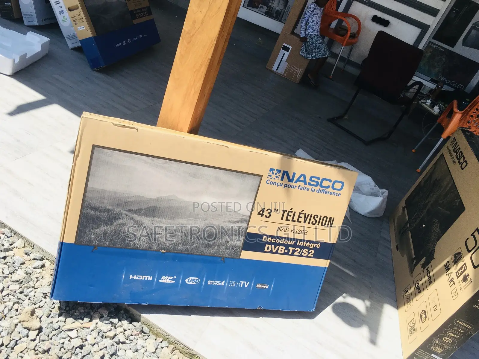 Nasco High Quality 43 Inches Led Glossy Digital Tv