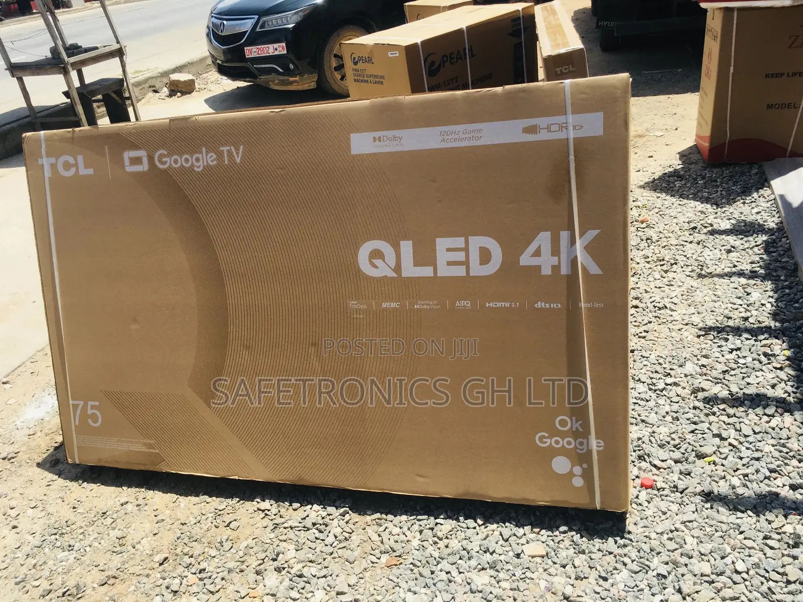 TCL High Quality 75 Inches Glossy QLED TV