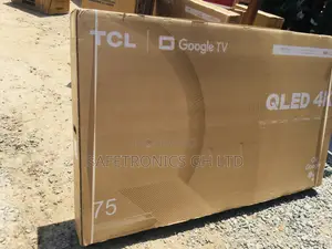Smart Reliable 75 Inches Glossy TCL QLED Tv 