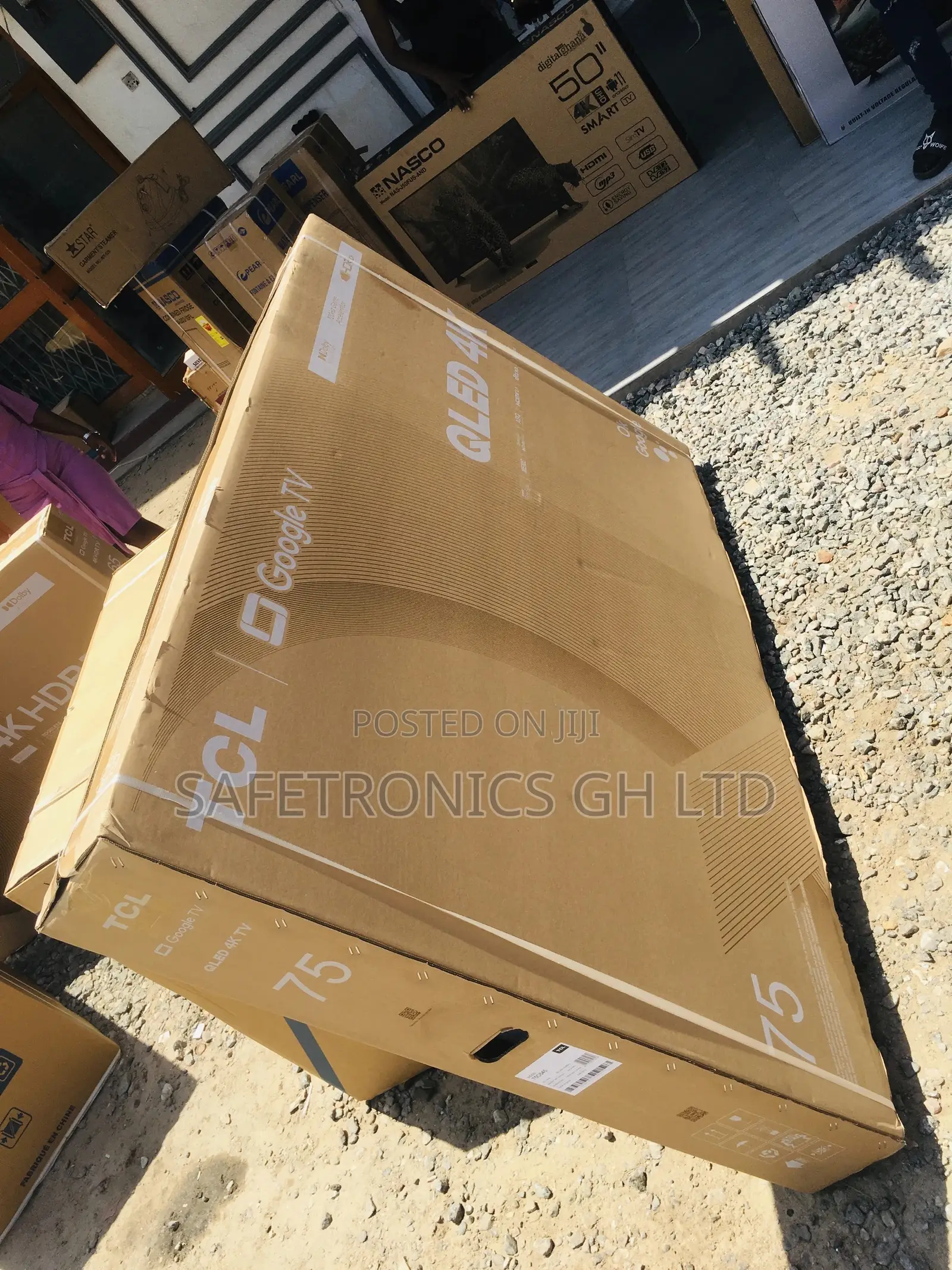 Reliable and Affordable P635 75 Inches Glossy QLED TCL Tv