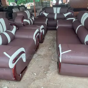 Comfortable Leather Sofa Set