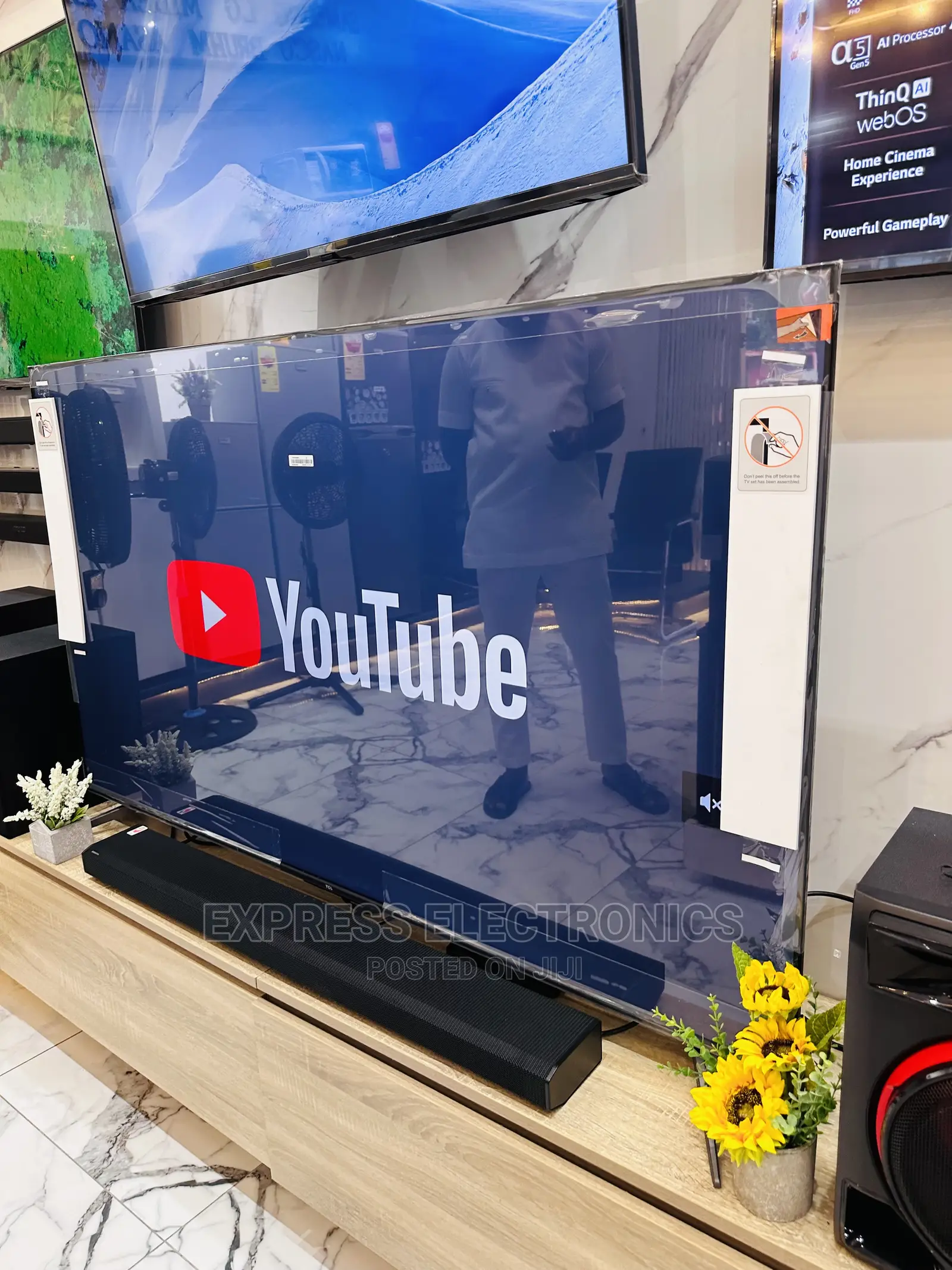 Brand~New UHD Smart Android TCL 75”P635 Tv 