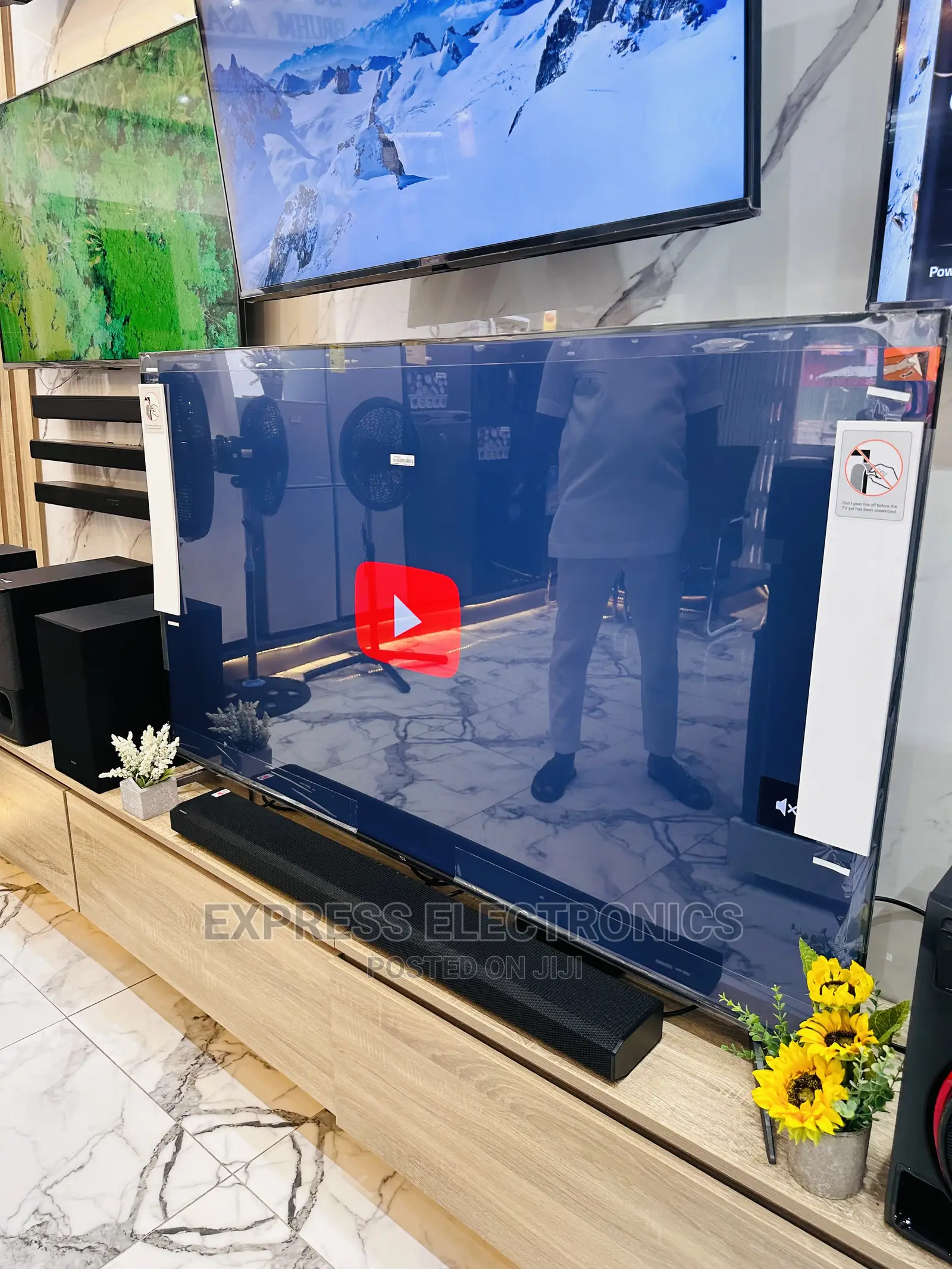 Brand~New UHD Smart Android TCL 75”P635 Tv 