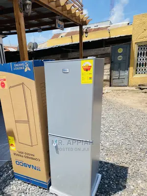 Original Nasco(Nascod2-20fl)Double Door Fridge,Gray 