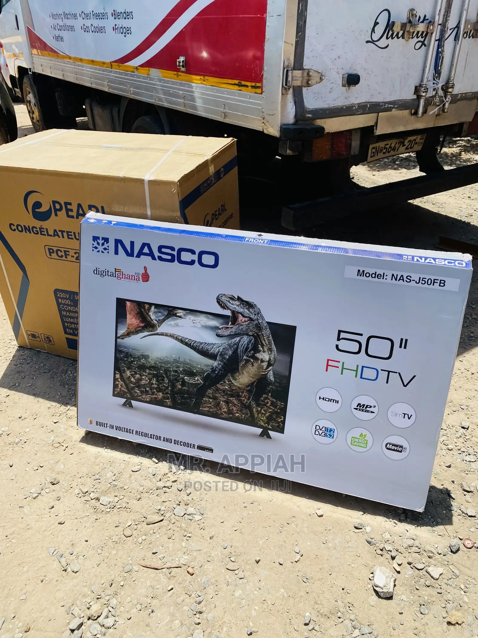 Call or Text Us for Nasco 59 Inch FHD Digital Satelite Tv.