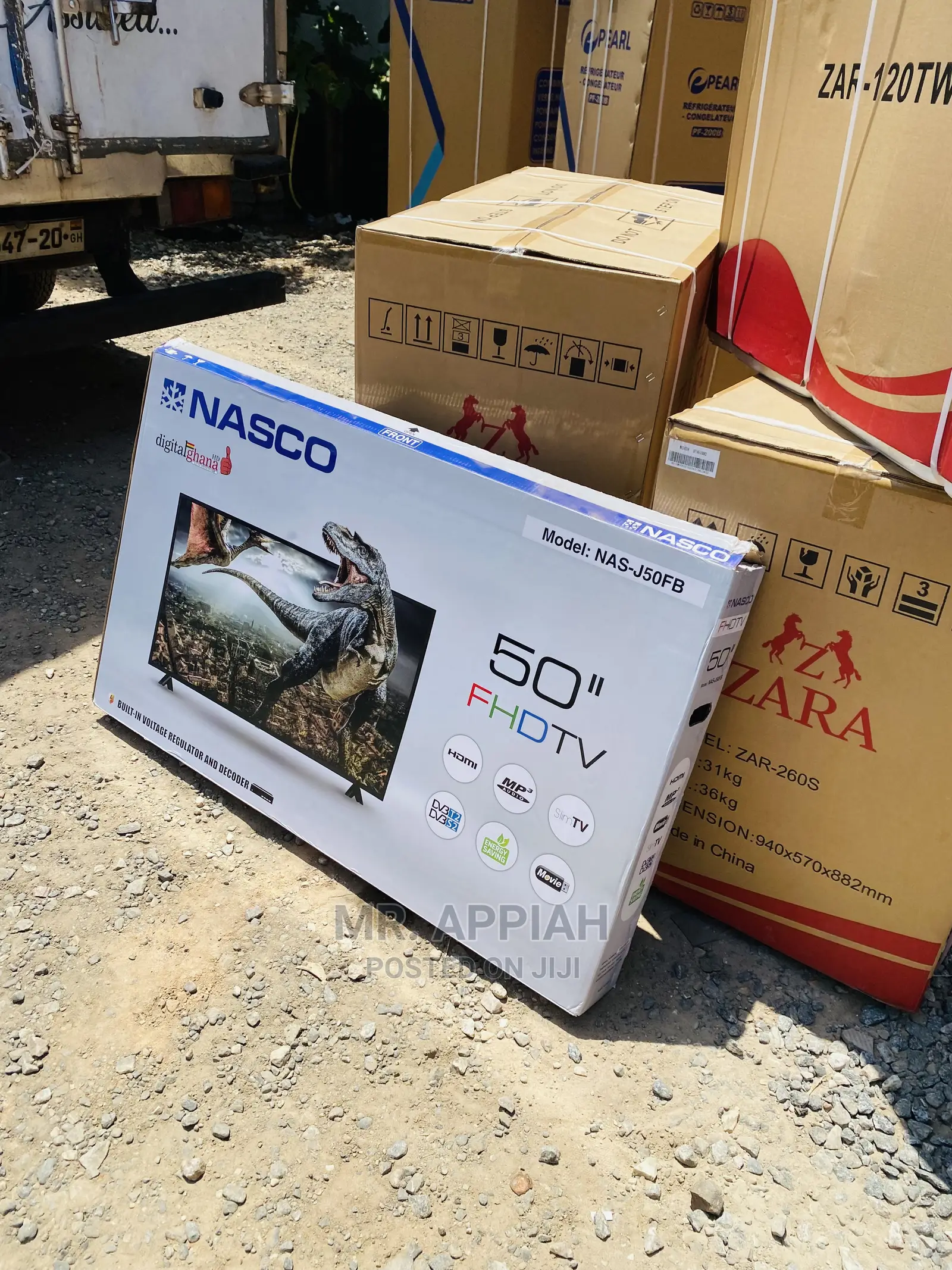 Call or Text Us for Nasco 59 Inch FHD Digital Satelite Tv.