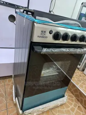 Available Nasco 4 Burner 50* CM Gas Cooker